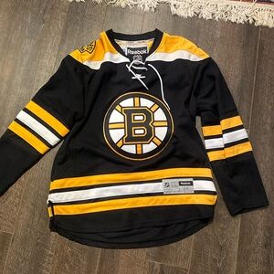 Mens, hockey, boston bruins, nhl, jersey, medium, BLANK BACK